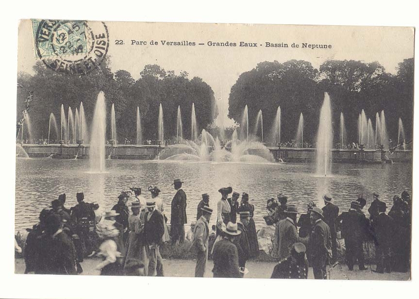 Parc de Versailles CPA Grandes eaux Bassin de Neptune