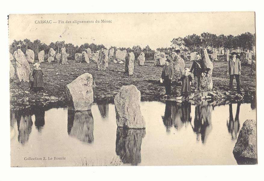 carnac CPA Fin des alignements du Menec