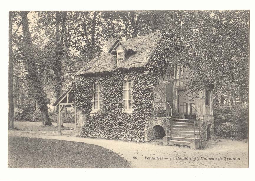 Versailles CPA Le boudoir du petit Trianon
