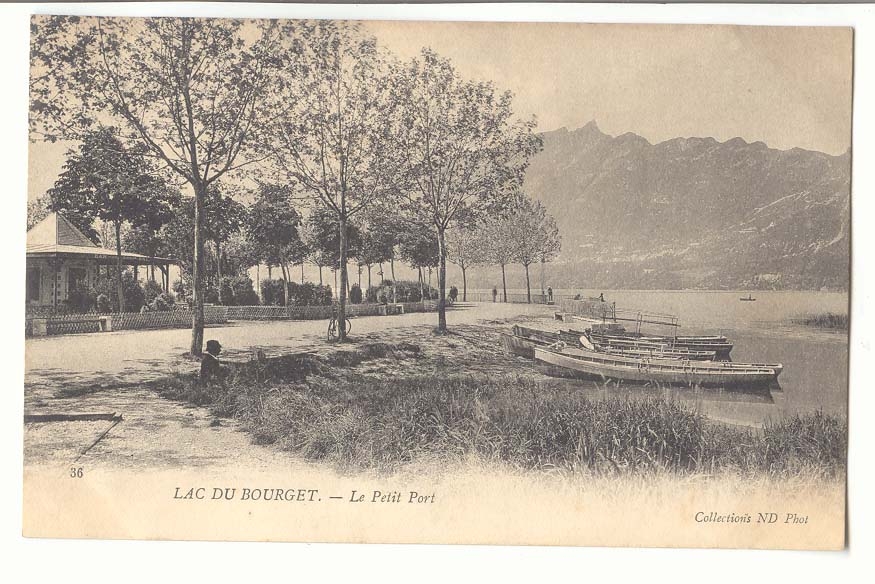 Lac du Bourget CPA Le petit port (bateaux)