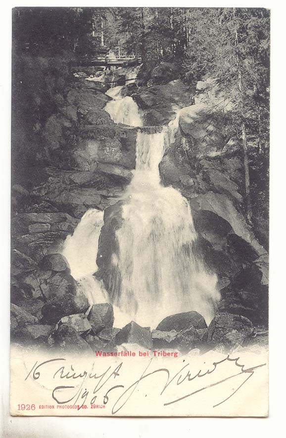 Wasserfalle bei Triberg CPA 