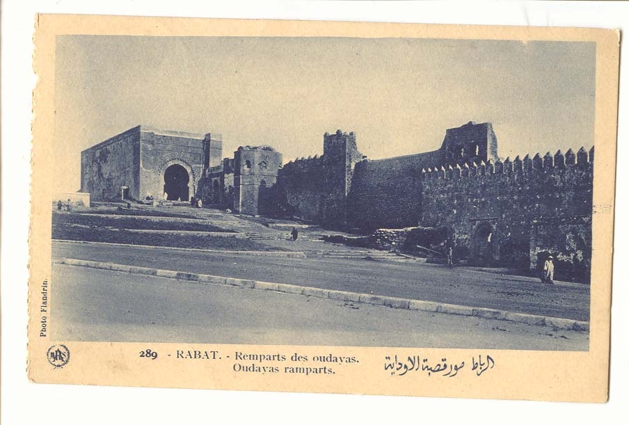 Maroc Rabat CPA Remparts des Oudayas