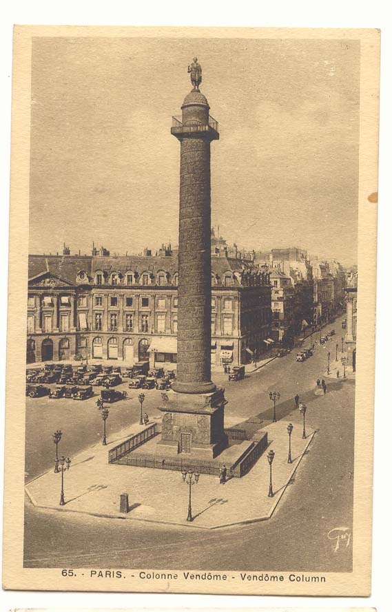 Paris (1er) CPA Colonne Vendome 