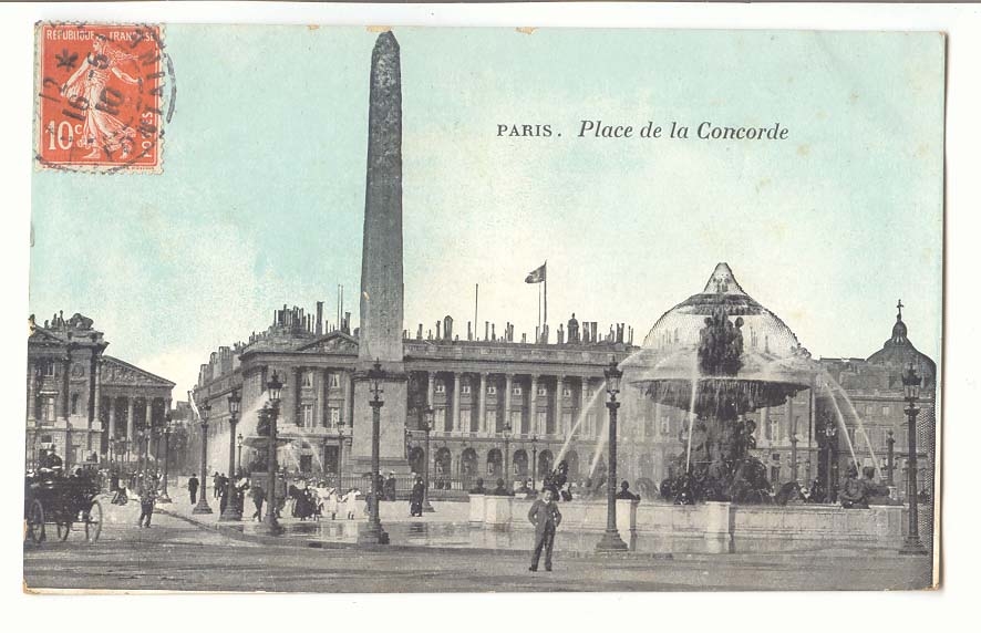 Paris (8eme) CPA Place de la Concorde
