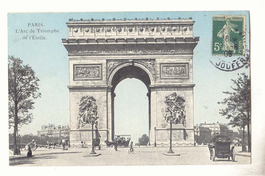 Paris (8eme) CPA L'arc de triomphe de l'etoile