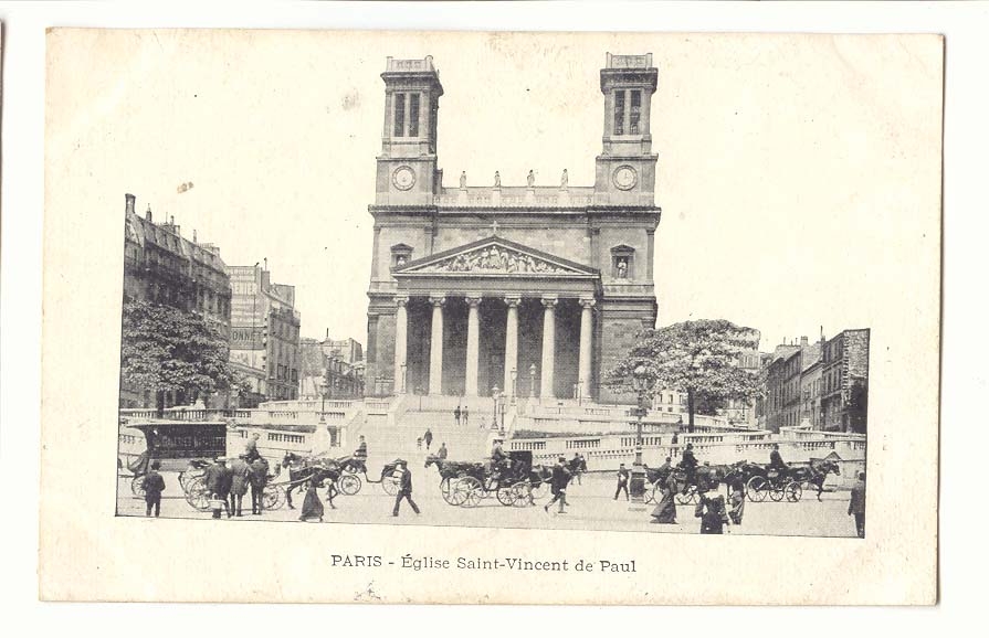 Paris (9eme) CPA Eglise Saint Vincent de Paul