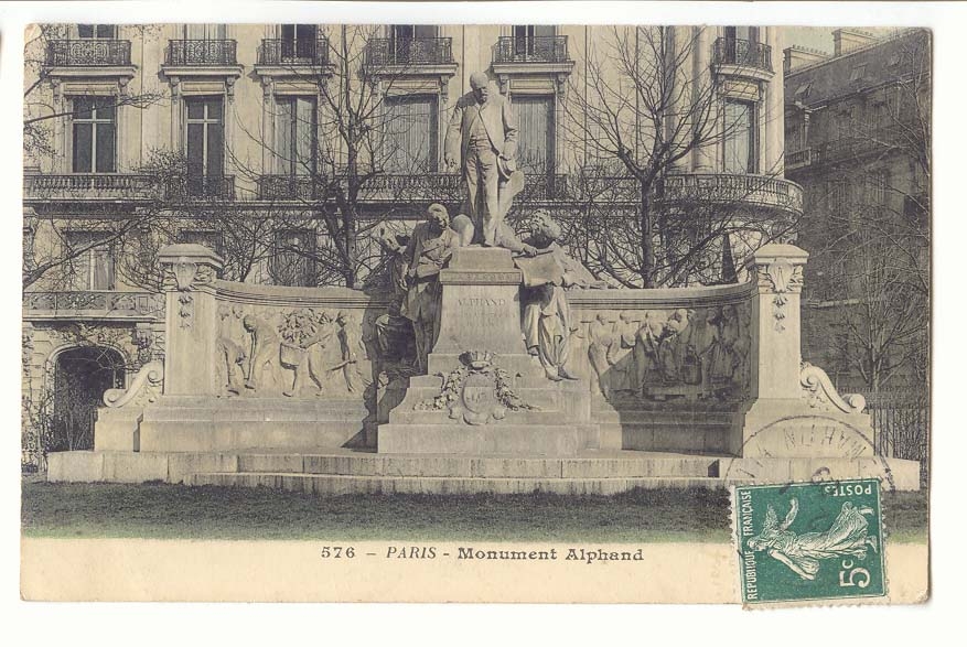 Paris (16eme) CPA Monument alphand