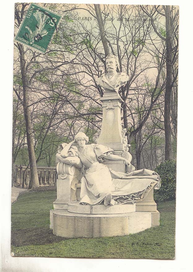 Paris CPA Guy de Maupassant