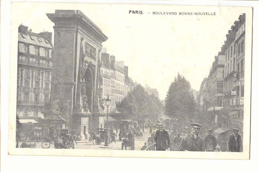 Paris (9eme) CPA Boulevard Bonne Nouvelle