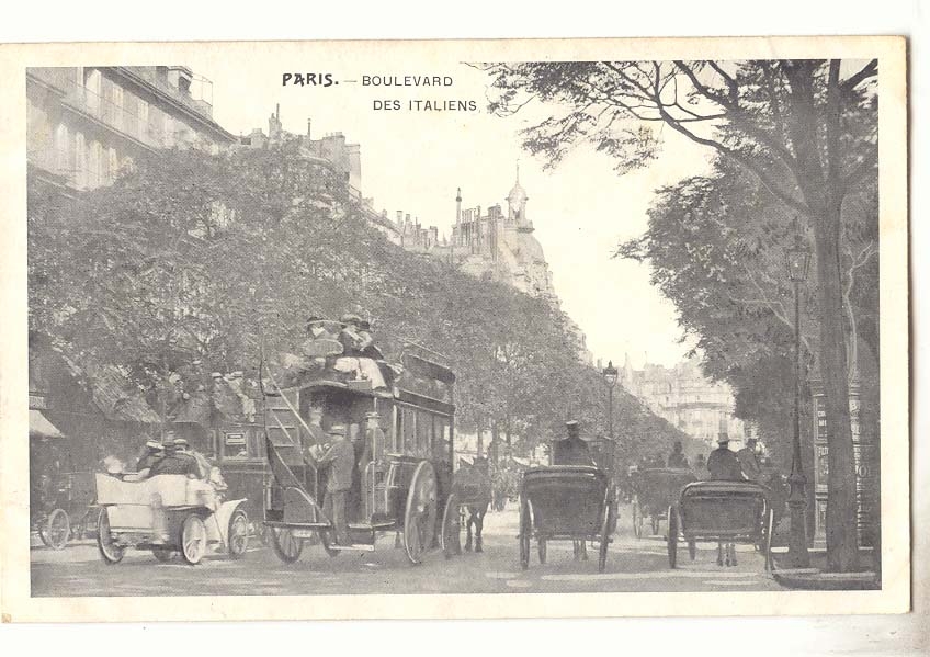 Paris (9eme) CPA Boulevard des Italiens