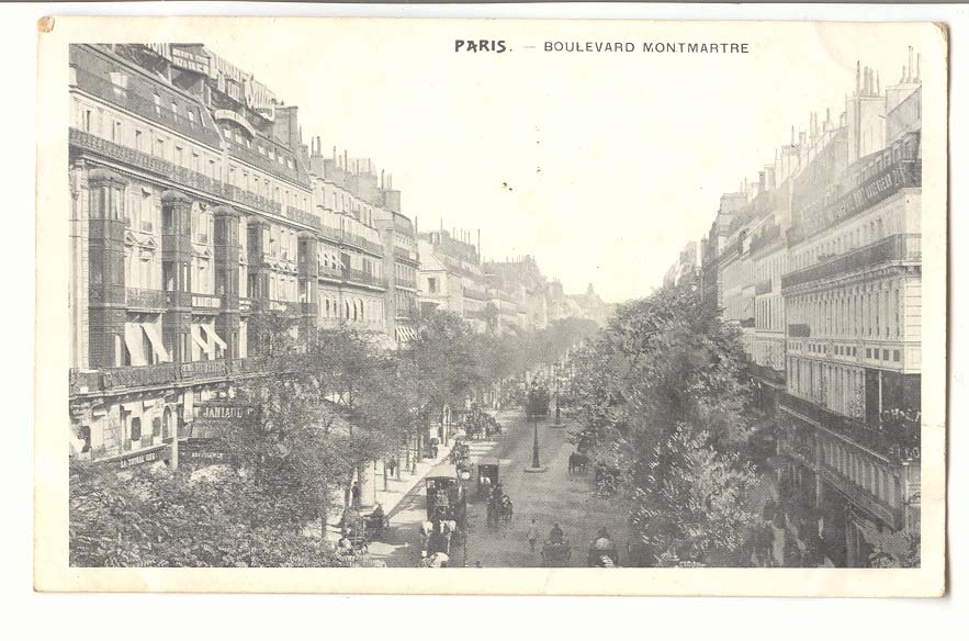 Paris (9eme) CPA Boulevard Montmartre