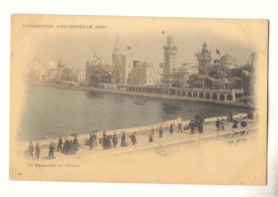 Paris (8eme) CPA Le pont de l'Alma Exposition universelle 1900