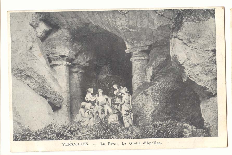Versailles CPA Le parc : la grotte d'Apollon
