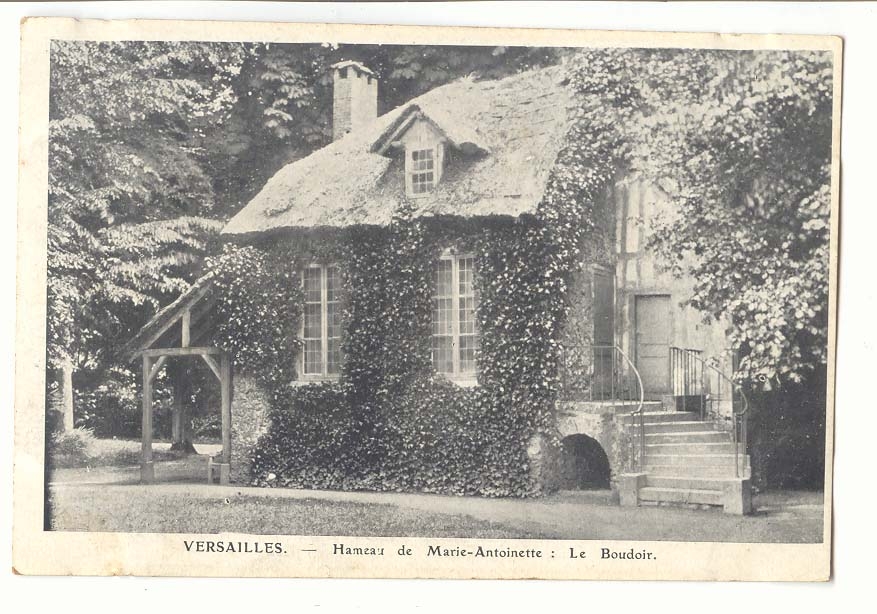 Versailles CPA Hameau de Marie Antoinette : le boudoir