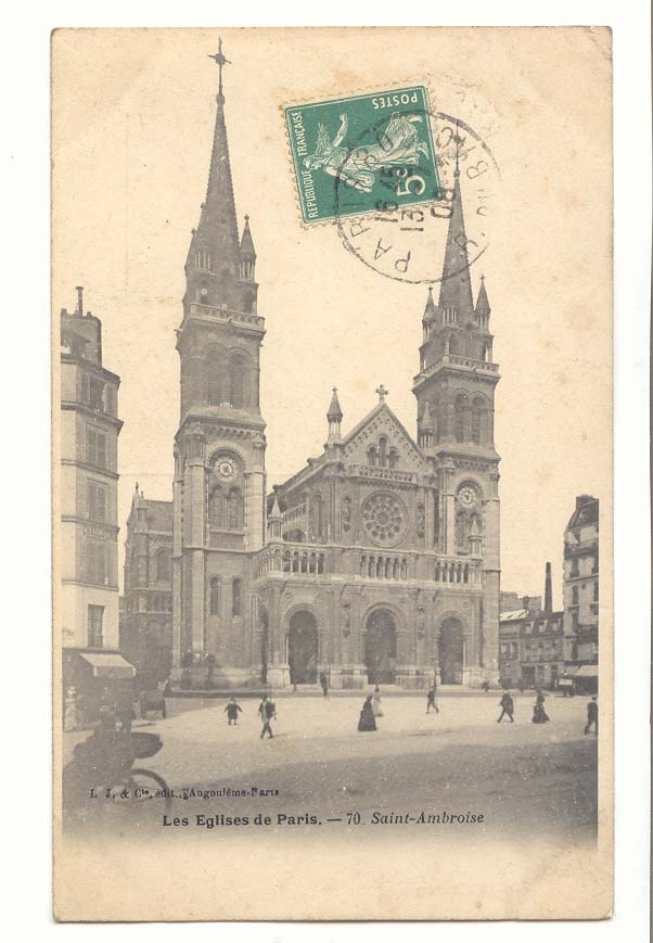Les eglises de Paris CPA Saint Ambroise