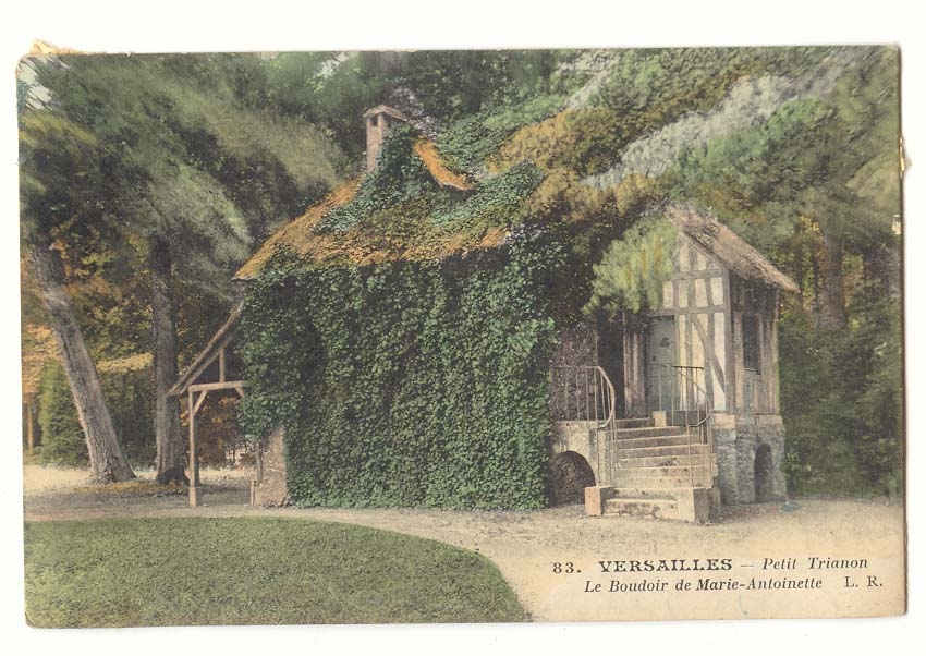 Versailles CPA Petit Trianon Le boudoir de Marie Antoinette