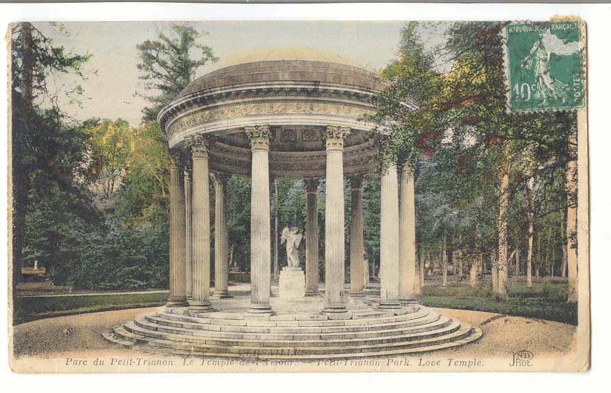 Versailles CPA Parc du petit Trianon Le temple de l'amour 