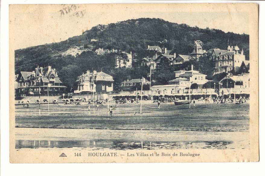 Houlgate CPA Les villas et le bois de Boulogne