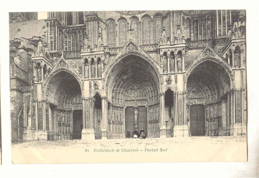 Cathedrale de Chartres CPA Portail Sud
