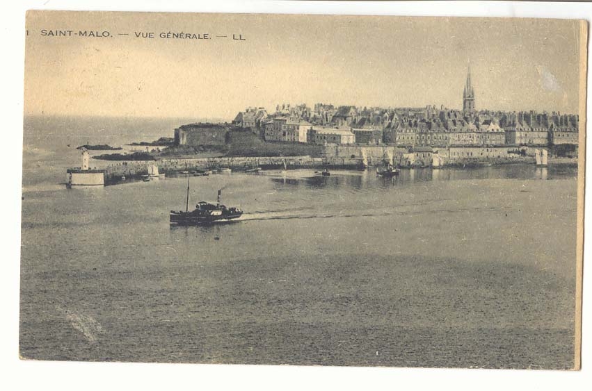 Saint Malo CPA Vue generale