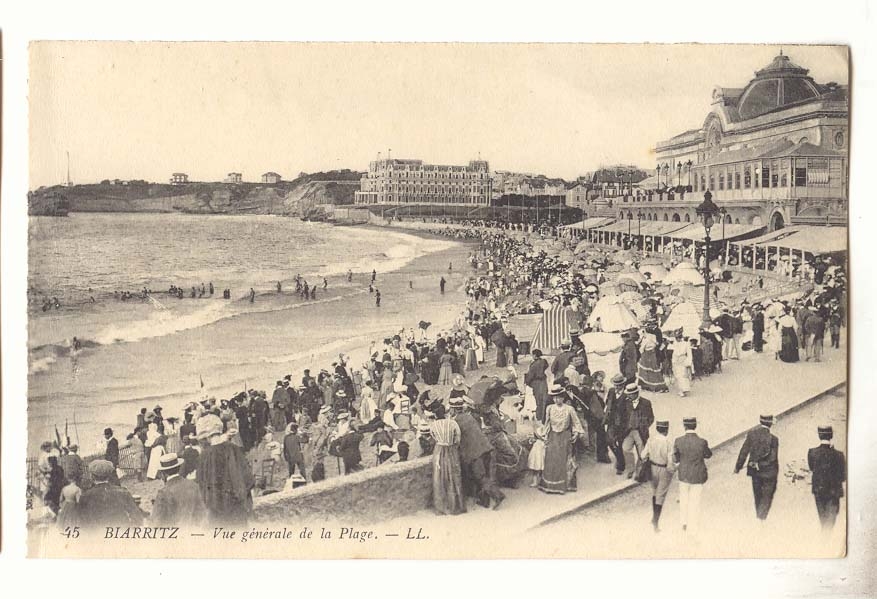 Biarritz CPA Vue generale de la plage