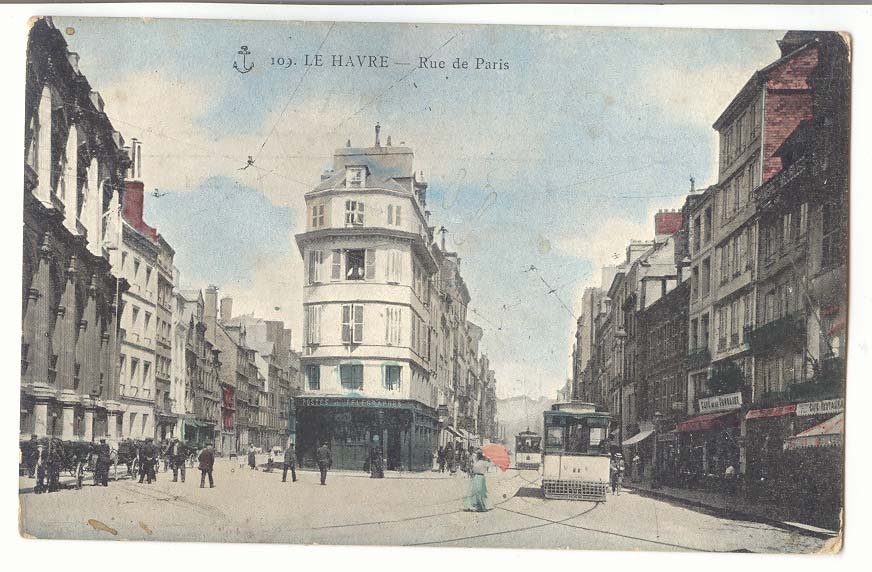 Le Havre CPA Rue de paris