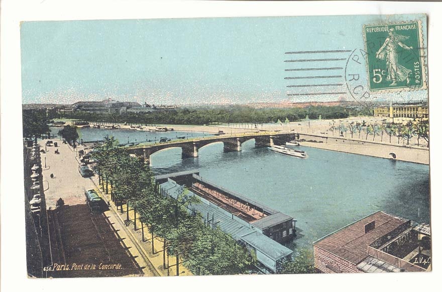 Paris (1er) CPA Pont de la Concorde