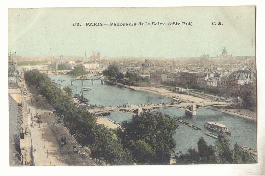 Paris (1er) CPA Panorama de la Seine (Cote Est)
