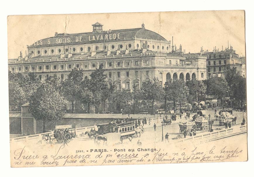 Paris (1er) CPA Pont au change