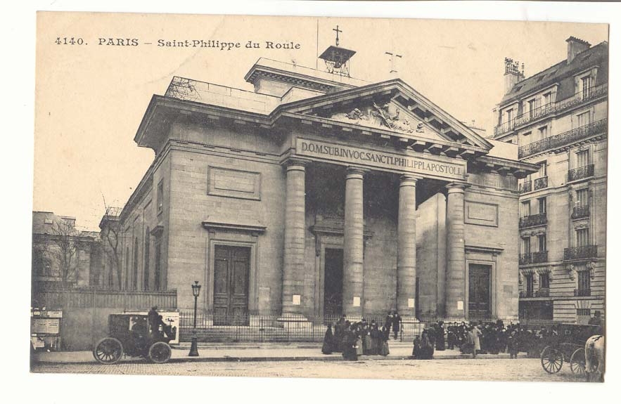 Paris (8eme) CPA Saint Philippe du Roule
