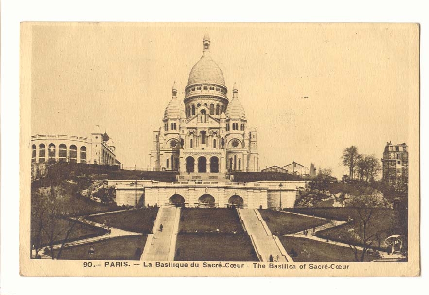 Paris (18eme) CPA La basilique du Sacre Coeur 