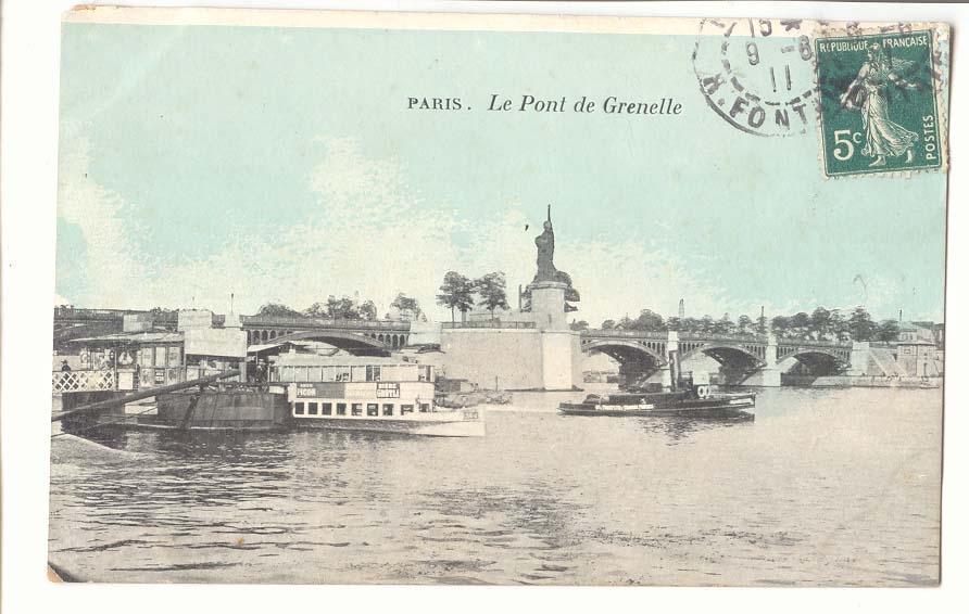 Paris (1er) CPA Le pont de Grenelle