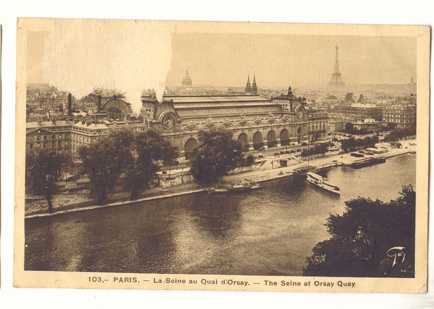 Paris (1er) CPA La Seine au Quai d'Orsay 