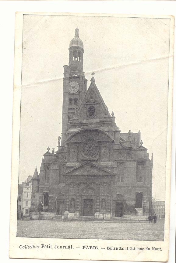 Paris (8eme) CPA Eglise Saint Etienne du Mont