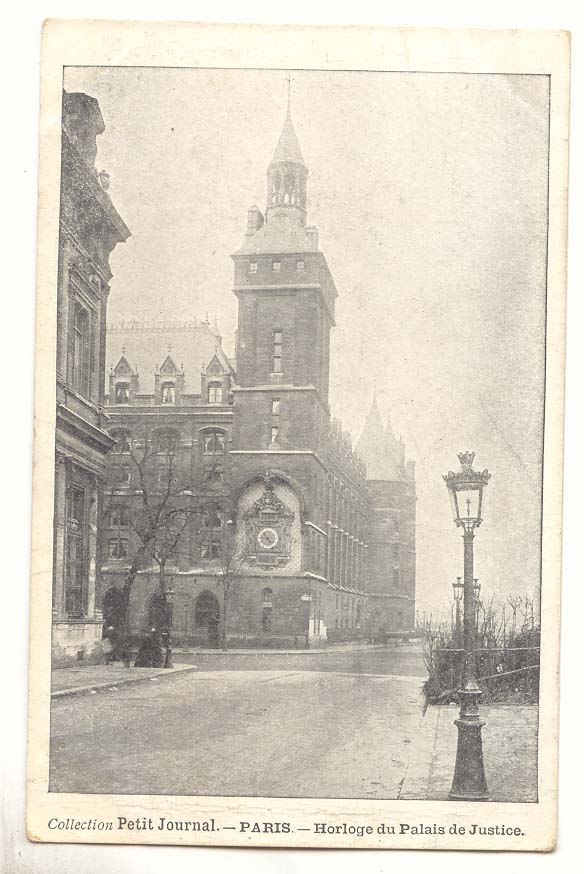 Paris (1er) CPA Horloge du Palais de justice