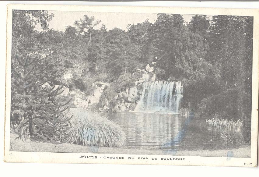 Paris (16eme) CPA Cascade du Bois de Boulogne
