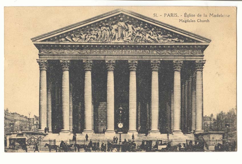 Paris (8eme) CPA Eglise de la Madeleine