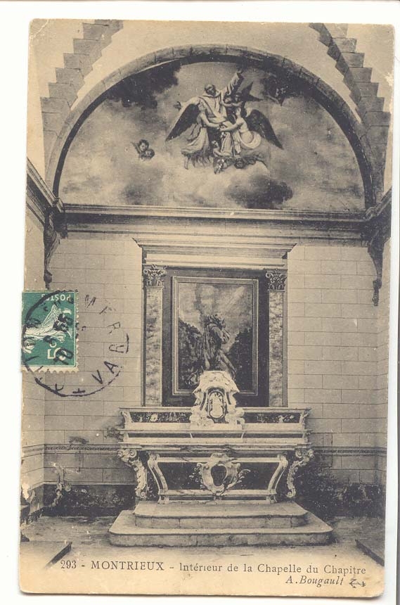 Montrieux CPA Interieur de la chapelle du chapitre