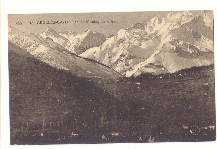 Argeles Gazost et les montages d'Azun CPA