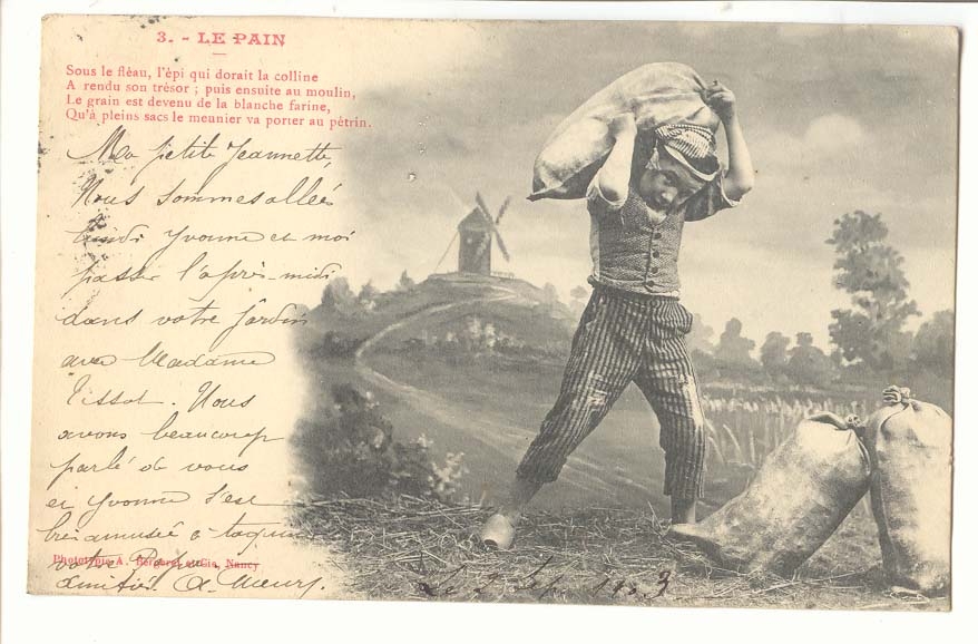 CPA Boulanger Le pain