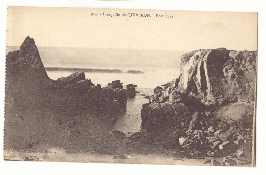 Presqu'ile de Quiberon CPA Port Bara