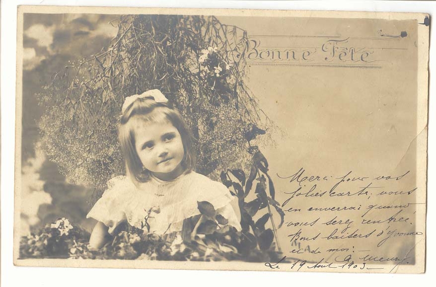 CPA Enfant Bonne fete Voeux Fantaisie