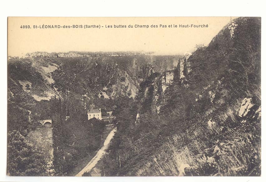 Saint Leonard des Bois CPA Les buttes du champ des pas et le haut Fourche