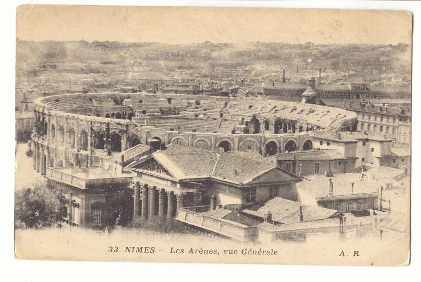 Nimes CPA Les arenes vue generale