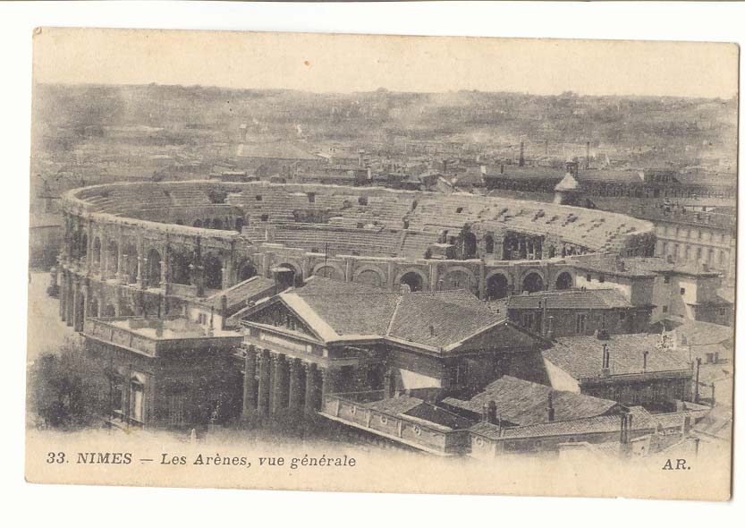 Nimes CPA Les arenes vue generale