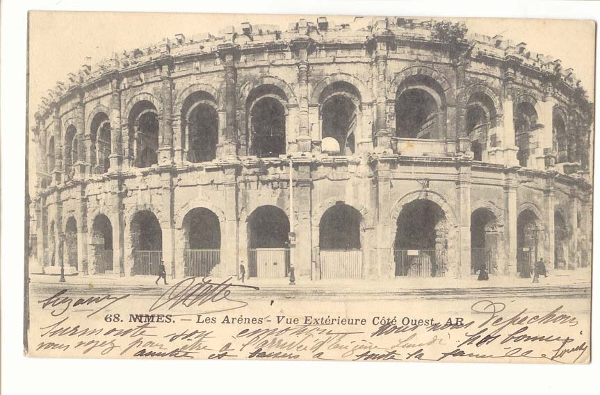 Nimes CPA Les arenes vue exterieure