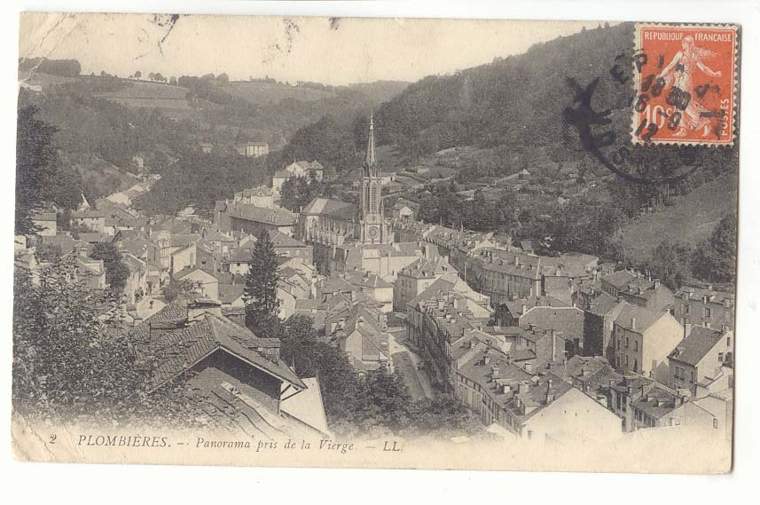 Plombieres CPA Panorama pris de la Vierge