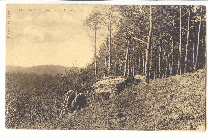 environs d'Epinal CPA Les TRois Vallees
