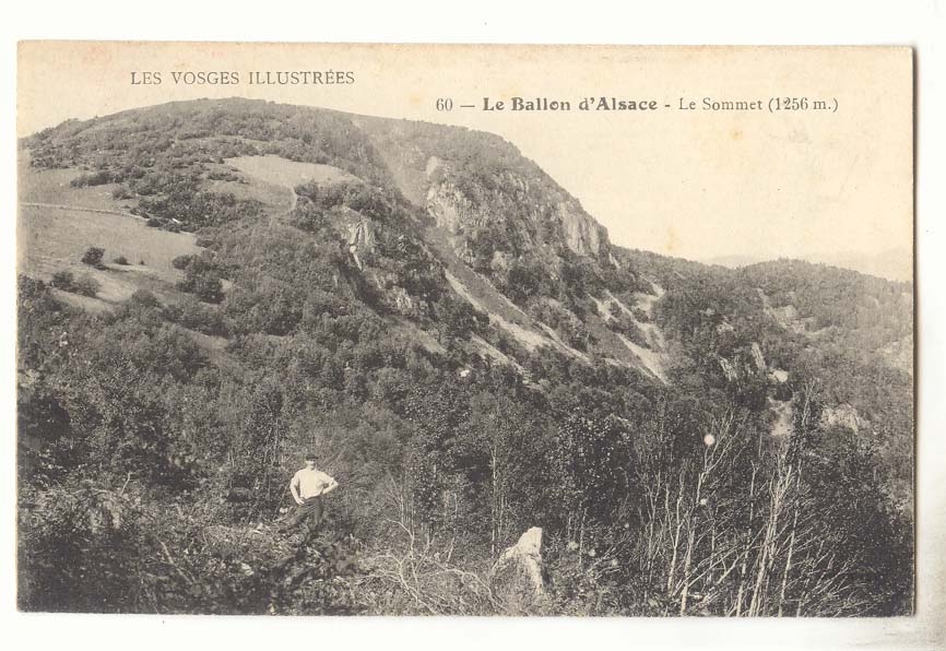 Le Ballon d'Alsace CPA le sommet (1256m)