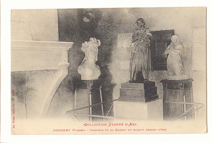 Collection Jeanne d'arc CPA Domremy Chambre de la maison ou naquit Jeanne d'arc